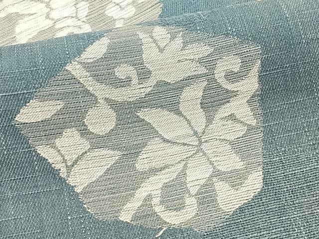 平和屋着物＊夏物　八寸名古屋帯　亀甲更紗花文　正絹　逸品　CABK1469fb