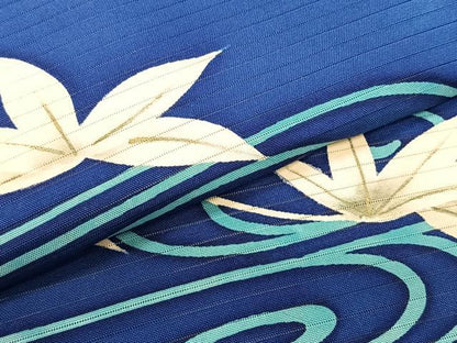 平和屋着物＊夏物　絽塩瀬　九寸名古屋帯　竜田川　正絹　逸品　CABK1474fb