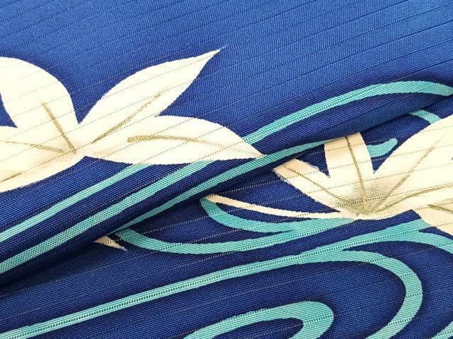 平和屋着物＊夏物　絽塩瀬　九寸名古屋帯　竜田川　正絹　逸品　CABK1474fb