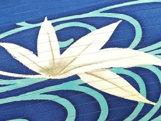 平和屋着物＊夏物　絽塩瀬　九寸名古屋帯　竜田川　正絹　逸品　CABK1474fb