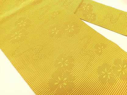 平和屋着物＊夏物　八寸名古屋帯　絽綴れ　流水舞花文　正絹　逸品　CABK1478fb