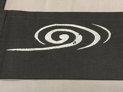 平和屋着物＊夏物　九寸名古屋帯　流水文　銀糸　正絹　逸品　CABK1484fb