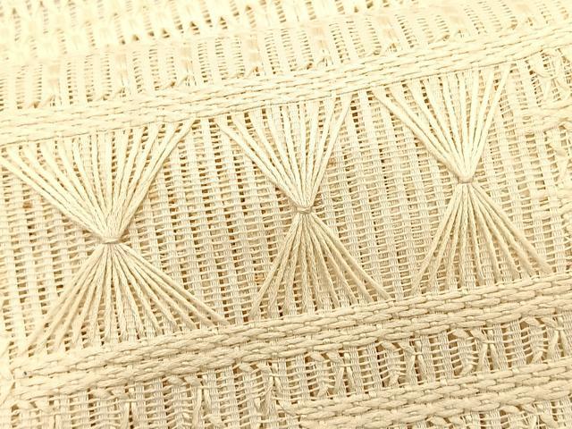 平和屋着物＊夏物　八寸名古屋帯　横段文　正絹　逸品　CABK1488fb