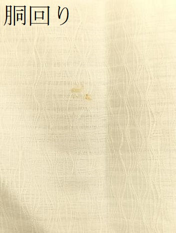 平和屋着物＊夏物　九寸名古屋帯　すくい織　枝葉文　銀糸　正絹　逸品　CABK1499fb