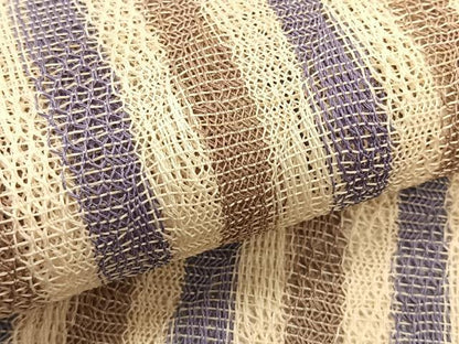 平和屋着物＊夏物　八寸名古屋帯　羅　間道　正絹　逸品　CABK1504fb