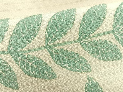 平和屋着物＊夏物　九寸名古屋帯　作家物　枝花文　正絹　逸品　CABK1526fb