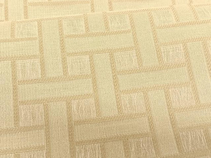平和屋着物＊夏物　九寸名古屋帯　櫛織り　幾何学文様　正絹　逸品　CABK1527fb