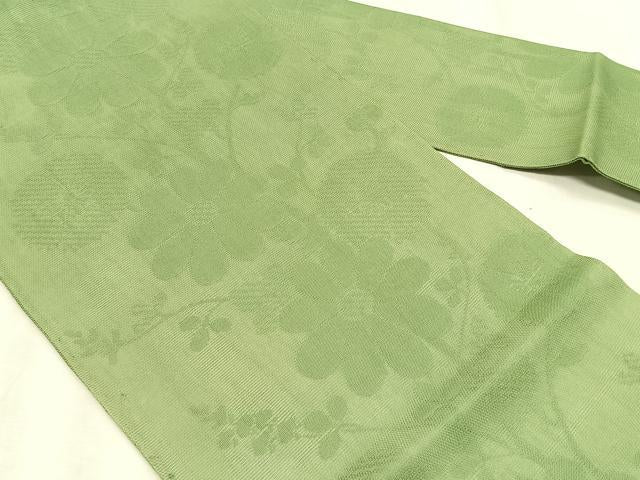 平和屋着物＊夏物　九寸名古屋帯　枝花文　夏虫色　正絹　逸品　CABK1532fb