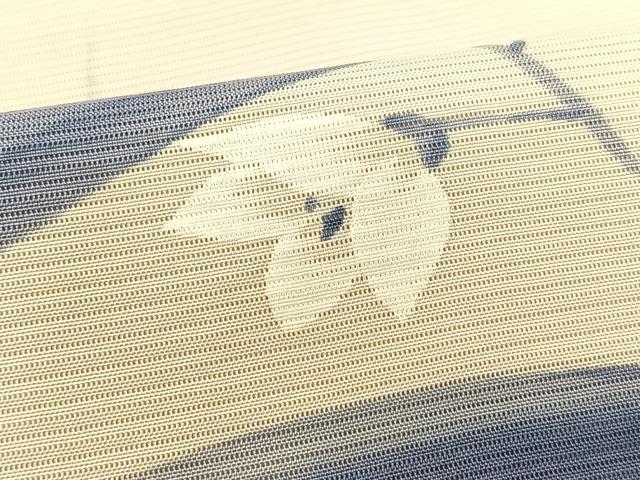平和屋着物＊夏物　絽塩瀬　九寸名古屋帯　手描き　桔梗　銀彩　正絹　逸品　CABK1533fb