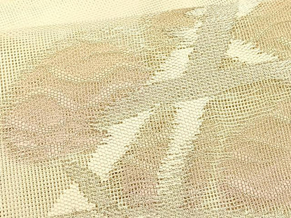 平和屋着物＊夏物　つけ帯　籬文　金銀糸　正絹　逸品　CABK1540fb