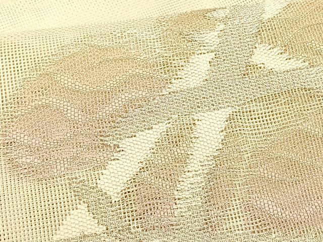 平和屋着物＊夏物　つけ帯　籬文　金銀糸　正絹　逸品　CABK1540fb