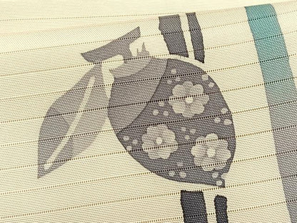 平和屋着物＊夏物　絽塩瀬　つけ帯　ろうけつ染め　成り物　正絹　逸品　CABK1547fb