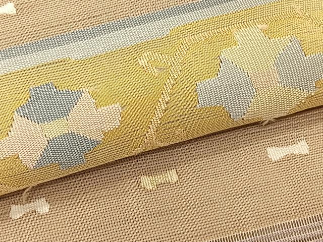 平和屋着物＊夏物　つけ帯　絽綴れ　横段花文　正絹　逸品　CABK1548fb