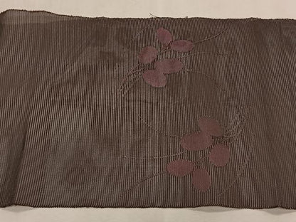 平和屋着物＊夏物　八寸名古屋帯　萩　正絹　逸品　CABK1571fb