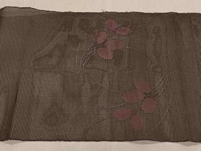 平和屋着物＊夏物　八寸名古屋帯　萩　正絹　逸品　CABK1571fb