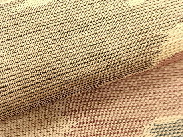 平和屋着物＊夏物　八寸名古屋帯　抽象文様　正絹　逸品　CABK1573fb