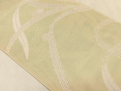 平和屋着物＊夏物　八寸名古屋帯　露芝文　正絹　逸品　CABK1585fb
