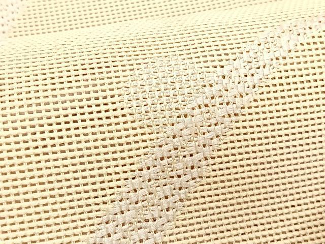 平和屋着物＊夏物　八寸名古屋帯　露芝文　正絹　逸品　CABK1585fb