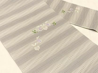 平和屋着物＊夏物　九寸名古屋帯　兎　金彩　正絹　逸品　CABK1590fb