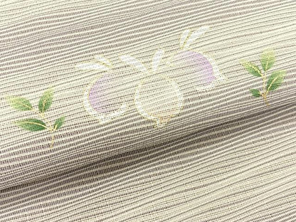 平和屋着物＊夏物　九寸名古屋帯　兎　金彩　正絹　逸品　CABK1590fb