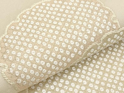 平和屋着物＊夏物　六通柄袋帯　唐織　雪輪鹿の子文　金糸　正絹　逸品　CABK1608tx