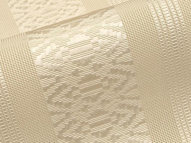 平和屋着物＊夏物　本場筑前博多織　八寸名古屋帯　紗献上　肌色　正絹　逸品　CABK1622tx