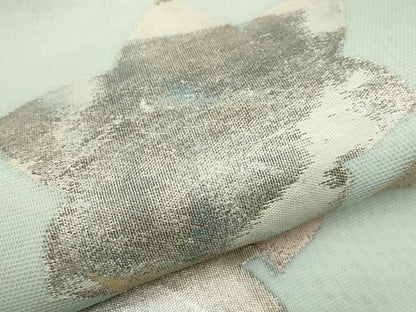 平和屋着物＊夏物　九寸開き名古屋帯　楓文　金銀糸　正絹　逸品　CABK1641tx