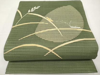 平和屋着物＊夏物　八寸名古屋帯　絽綴れ　夏虫　金銀糸　高島屋扱い　正絹　逸品　CABK1646tx