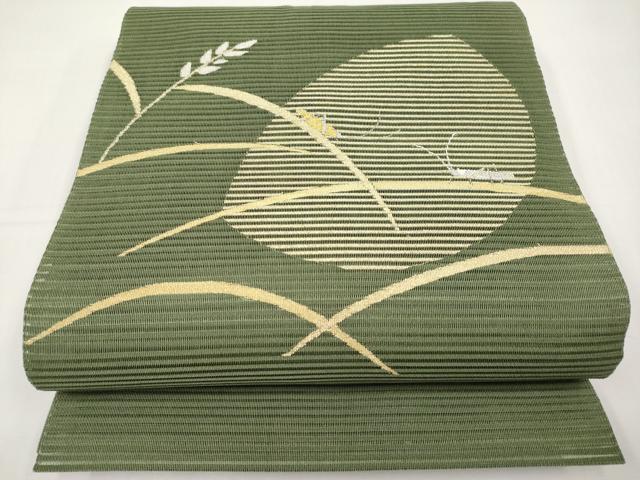平和屋着物＊夏物　八寸名古屋帯　絽綴れ　夏虫　金銀糸　高島屋扱い　正絹　逸品　CABK1646tx