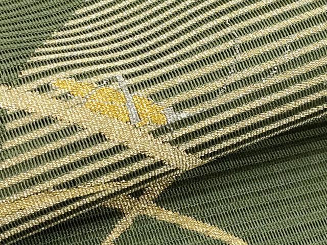 平和屋着物＊夏物　八寸名古屋帯　絽綴れ　夏虫　金銀糸　高島屋扱い　正絹　逸品　CABK1646tx