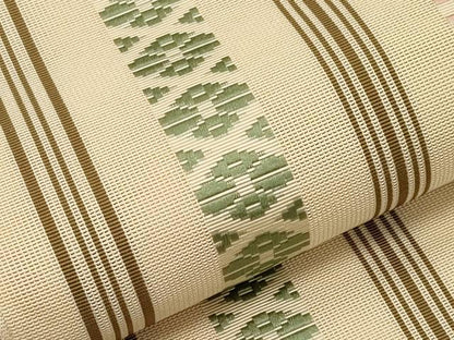 平和屋着物＊夏物　本場筑前博多織　八寸名古屋帯　紗献上　正絹　逸品　CABK1657tx