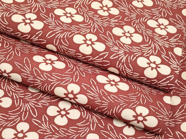 平和屋着物＊夏物　全通柄袋帯　花菱文　正絹　逸品　CABK1672tx