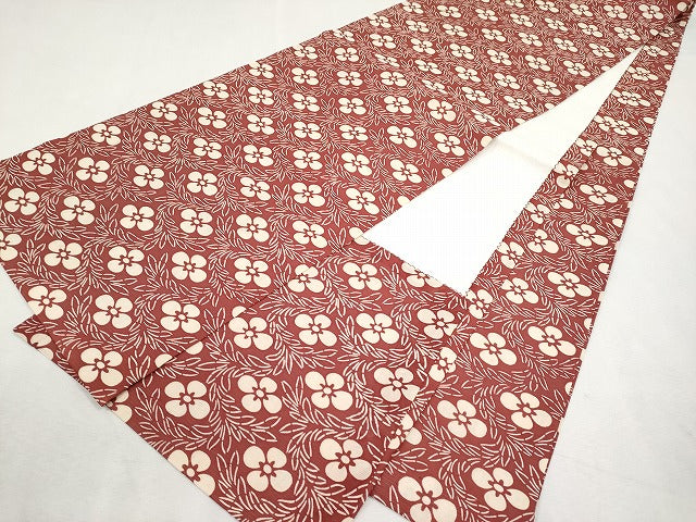 平和屋着物＊夏物　全通柄袋帯　花菱文　正絹　逸品　CABK1672tx