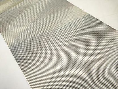 平和屋着物＊夏物　八寸名古屋帯　霞文　正絹　逸品　未使用　CABK1711tx