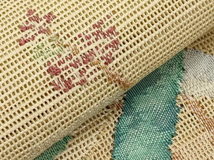 平和屋着物＊夏物　八寸名古屋帯　草花文　正絹　逸品　CABK1725tx