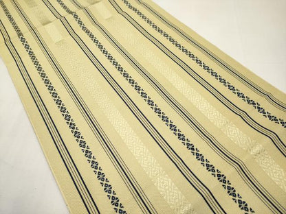 平和屋着物＊夏物　本場筑前博多織　八寸名古屋帯　紗献上　正絹　逸品　CABK1760tx