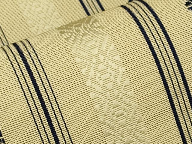 平和屋着物＊夏物　本場筑前博多織　八寸名古屋帯　紗献上　正絹　逸品　CABK1760tx