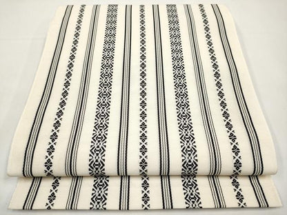平和屋着物＊夏物　本場筑前博多織　八寸名古屋帯　紗献上　正絹　逸品　CABK1761tx