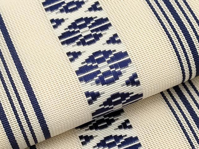 平和屋着物＊夏物　本場筑前博多織　八寸名古屋帯　紗献上　正絹　逸品　CABK1762tx