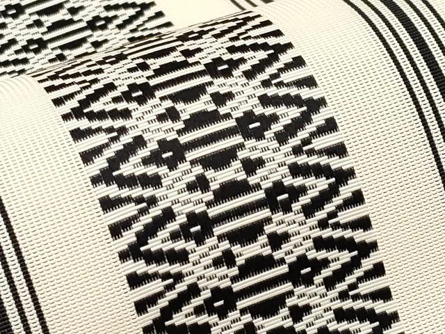 平和屋着物＊夏物　本場筑前博多織　八寸名古屋帯　紗献上　正絹　逸品　CABK1763tx