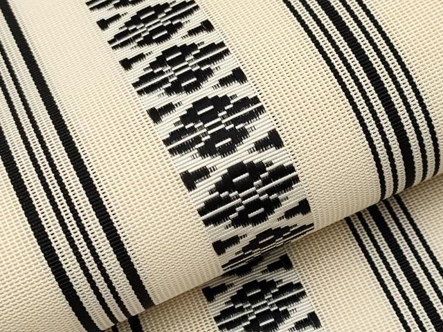 平和屋着物＊夏物　本場筑前博多織　八寸名古屋帯　紗献上　正絹　逸品　CABK1767tx