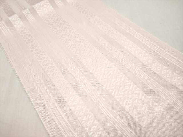 平和屋着物＊夏物　八寸名古屋帯　博多織　紗献上　薄桜色　CABK1780tx