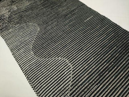 平和屋着物＊夏物　八寸名古屋帯　霞文　正絹　逸品　CABK1812tx