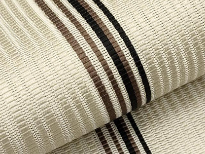 平和屋着物＊夏物　本場筑前博多織　八寸名古屋帯　間道　正絹　逸品　未使用　CABK1824tx