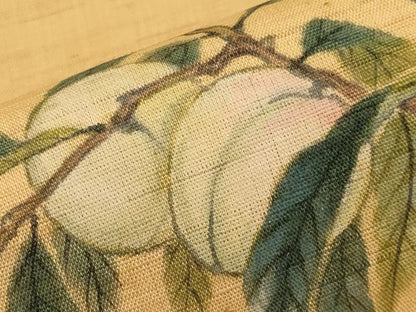 平和屋着物＊夏物　九寸名古屋帯　手描き　成り物　麻　逸品　CABK1835tx