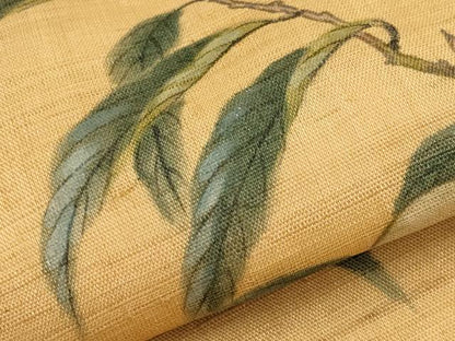 平和屋着物＊夏物　九寸名古屋帯　手描き　成り物　麻　逸品　CABK1835tx