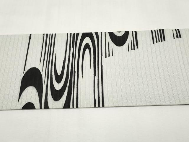 平和屋着物＊夏物　九寸名古屋帯　光琳水　正絹　逸品　CABK1840tx