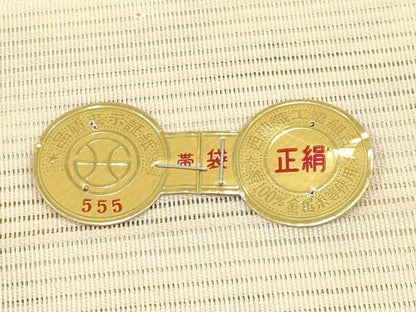 平和屋着物＊夏物　西陣　姫野織物謹製　六通柄袋帯　いざよい　金銀糸　証紙付き　正絹　逸品　未使用　CABK1856tx