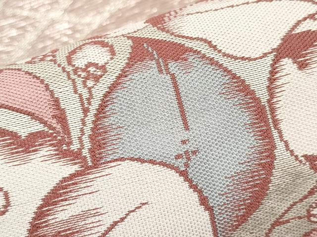 平和屋着物＊夏物　六通柄袋帯　辻が花　銀糸　正絹　逸品　CABK1860tx