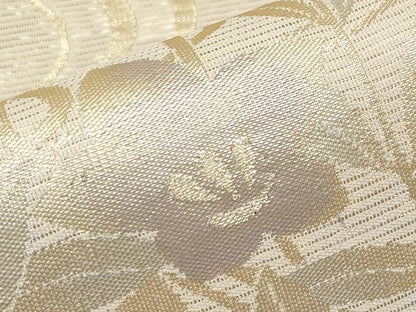 平和屋着物＊夏物　六通柄袋帯　桔梗　金糸　正絹　逸品　未使用　CABK1861tx